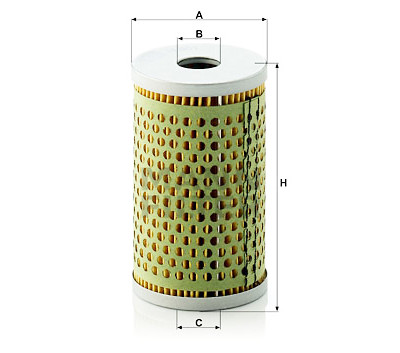 Filtro olio MANN-FILTER H 601
