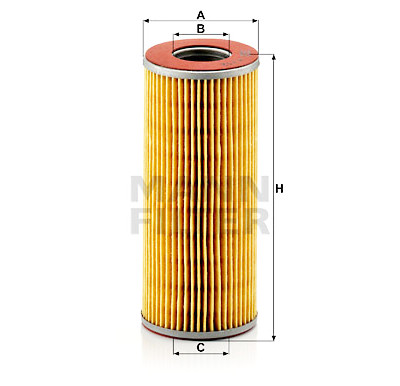 Filtro olio MANN-FILTER H 712 k