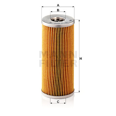Filtro olio MANN-FILTER H 727/4