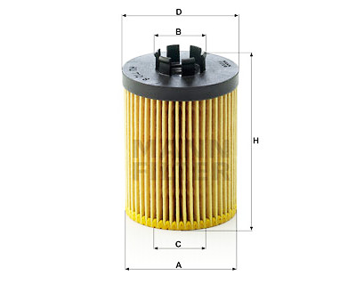 Filtro olio MANN-FILTER HU 712/8 x