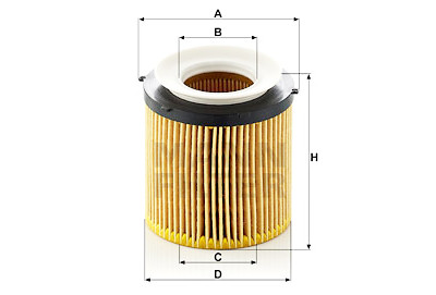 Filtro olio MANN-FILTER HU 8002 e