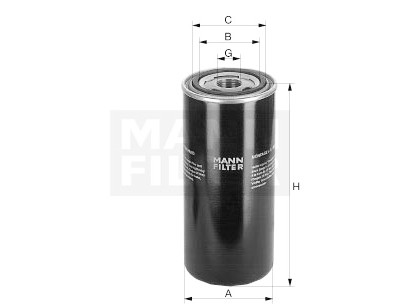 Filtro olio MANN-FILTER W 12 205/1