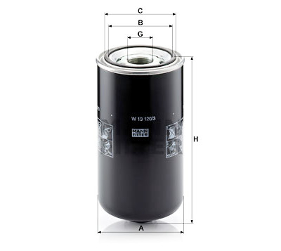 Filtro olio MANN-FILTER W 13 120/3