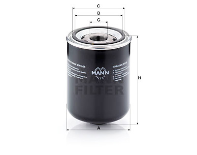 Filtro olio MANN-FILTER W 1374/5