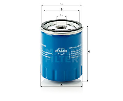 Filtro olio MANN-FILTER W 712/15
