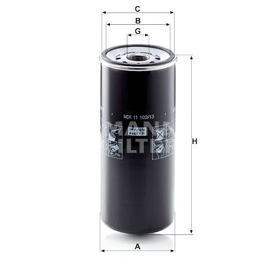 Filtro carburante MANN-FILTER WDK 11 102/13