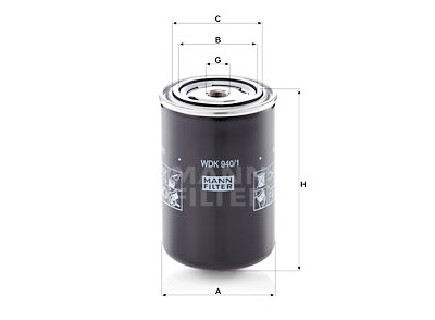 Filtro carburante MANN-FILTER WDK 940/1