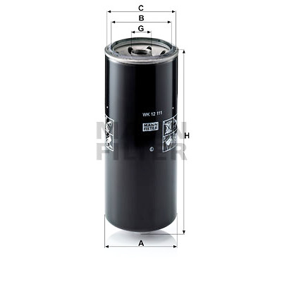 Filtro carburante MANN-FILTER WK 12 111