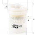 Filtro carburante MANN-FILTER WK 52