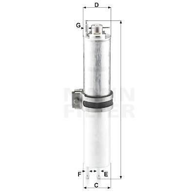 Filtro carburante MANN-FILTER WK 532/2
