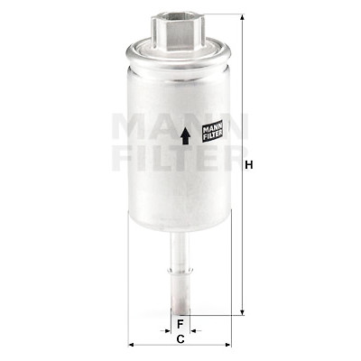 Filtro carburante MANN-FILTER WK 57