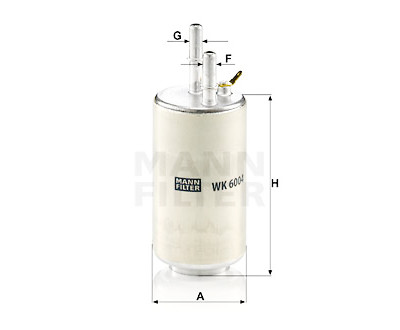 Filtro carburante MANN-FILTER WK 6004