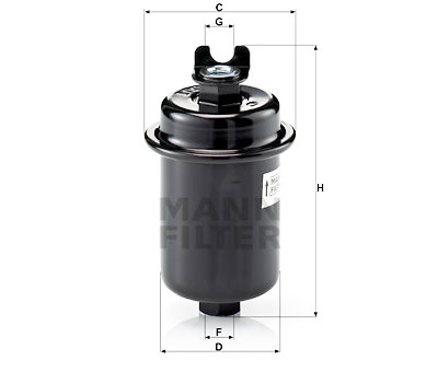 Filtro carburante MANN-FILTER WK 612/4