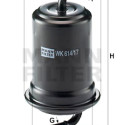 Filtro carburante MANN-FILTER WK 614/17
