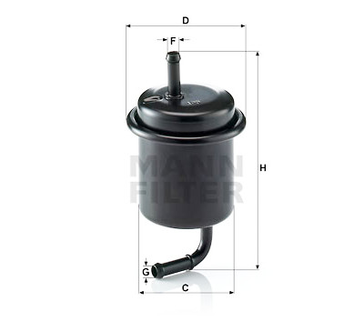 Filtro carburante MANN-FILTER WK 614/47