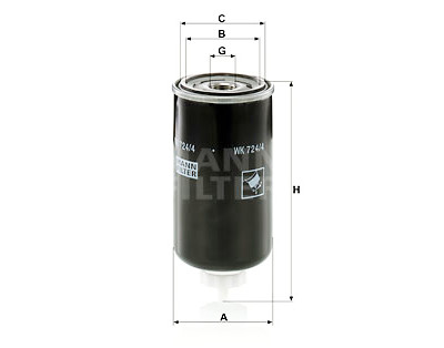 Filtro carburante MANN-FILTER WK 724/4