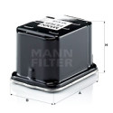 Filtro carburante MANN-FILTER WK 8106