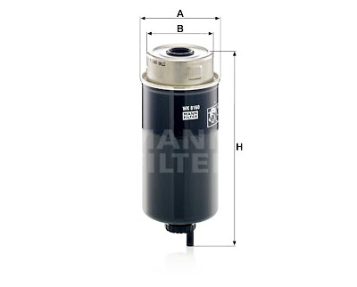 Filtro carburante MANN-FILTER WK 8160