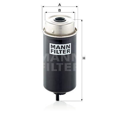 Filtro carburante MANN-FILTER WK 8172