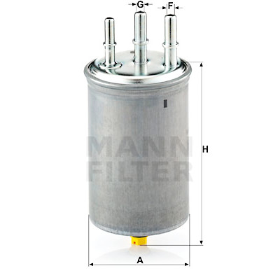 Filtro carburante MANN-FILTER WK 829/7