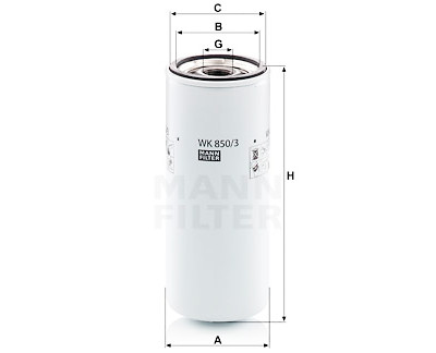 Filtro carburante MANN-FILTER WK 850/3