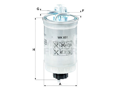 Filtro carburante MANN-FILTER WK 851