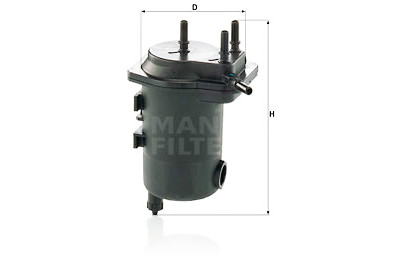 Filtro carburante MANN-FILTER WK 939/12 x