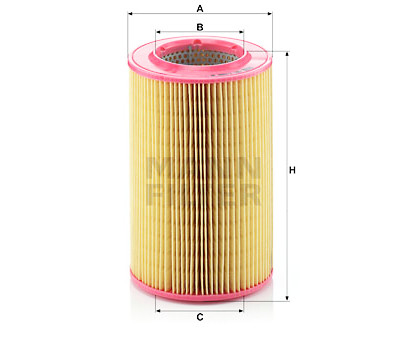 Filtro aria MANN-FILTER C 1596