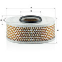 Filtro aria MANN-FILTER C 26 175