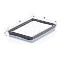 Filtro aria MANN-FILTER C 27 025