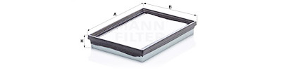 Filtro aria MANN-FILTER C 27 025