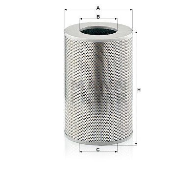 Filtro olio MANN-FILTER H 25 669/1