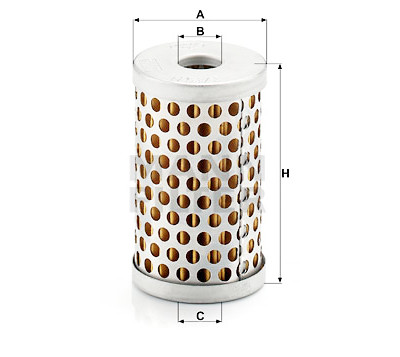 Filtro olio MANN-FILTER H 53/3