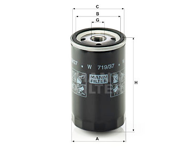 Filtro olio MANN-FILTER W 719/37
