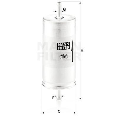 Filtro carburante MANN-FILTER WK 413