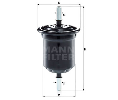Filtro carburante MANN-FILTER WK 6013