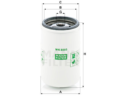 Filtro carburante MANN-FILTER WK 8003 x