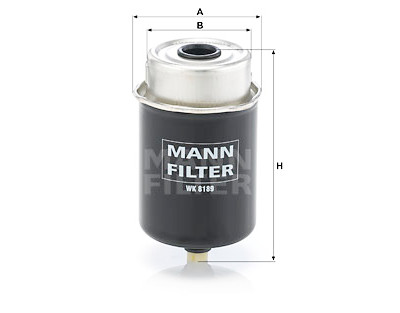 Filtro carburante MANN-FILTER WK 8189