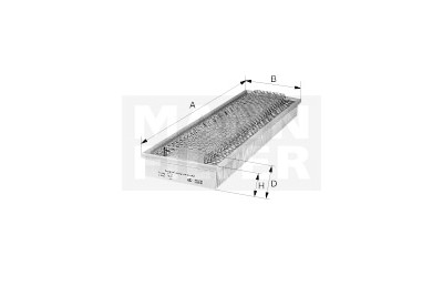 Filtro aria abitacolo MANN-FILTER CU 60 230