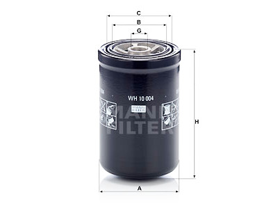 Filtro olio MANN-FILTER WH 10 004