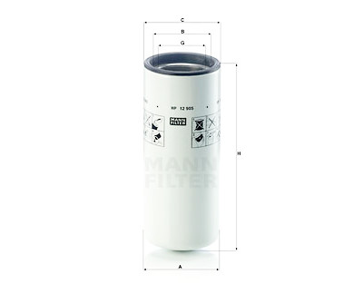 Filtro olio MANN-FILTER WP 12 905