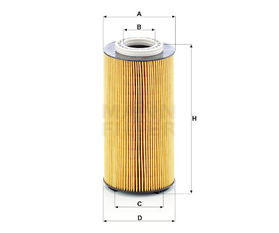 Filtro olio MANN-FILTER HU 12 003 x