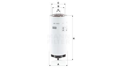 Filtro carburante MANN-FILTER WK 9052 x