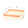 Filtro aria MANN-FILTER C 21 014