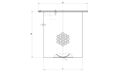 Filtro, Tecnica aria compressa