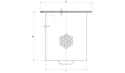 Filtro, Tecnica aria compressa