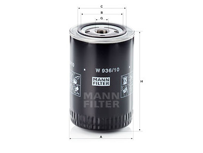 Filtro olio MANN-FILTER W 936/10
