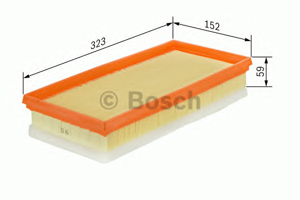 Filtro aria BOSCH F 026 400 108