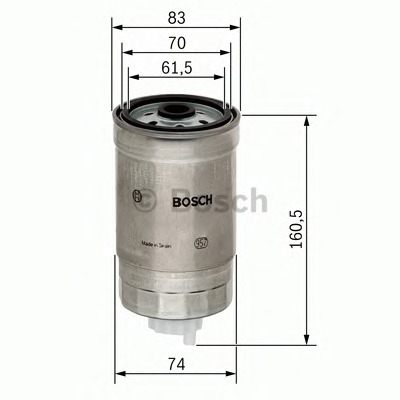 Filtro carburante BOSCH 1 457 434 174