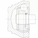 Kit giunto, albero motore SPIDAN 21451